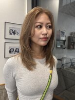 ポール(pole)&nbsp;札幌ミディアム　ヘルシーベージュ×ザクザクレイヤー