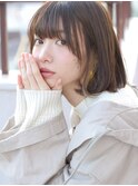 ☆コンテスト入賞☆ぱっつん大人ミニマムボブ