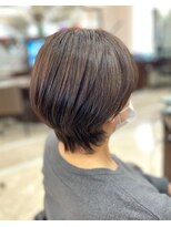 エルプリエ(elle brille)&nbsp;丸みショートボブ［用賀/髪質改善/オージュア/ハイライト/]