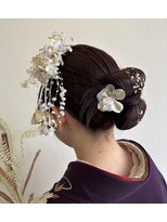 アンジュール 成人式ヘアセット