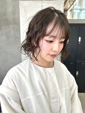 テトヘアー(teto hair) ニュアンスボブパーマ　ゆるめ