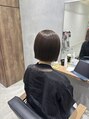ルービック バランス 天王寺(Rubik's×Balance)&nbsp;切りっぱなしボブ♪骨格やお顔に似合わせて長さをご提案します。