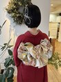 ヘアーメイク セルクル(hair make cercle)&nbsp;振袖着付は華やかな帯結びに