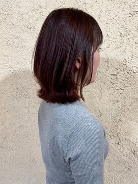 プリモ ココ 鍋島店(Primo coco.) アッシュブラウン 透明感カラー 顔周りカット 髪質改善 艶髪