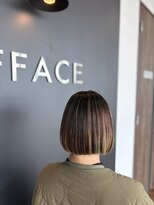 エファッセ 行田店(efface) 切りっぱなしボブ