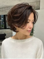 アブニール 柏東口店(AVENIR) ダークパープル/ナチュラルショート/夏のヘアアレンジ/柏