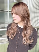ロジェ(loje)&nbsp;20代30代40代 ハッシュカット/ロングレイヤー/ミルクブラウン