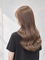 ジールサロン つくば本店 【人気スタイル】透明感ベージュ/ブリーチ無しカラー