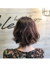 ブレス ヘアアンドスパ 湘南台(bless hair spa) オトナ女子パーマ  スタイリング時間10分縮めます。