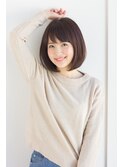 【東 純平】ナチュラル女子の小顔ナチュラルボブ