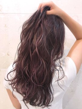 ティンク 天神(Tink) ハイライトボルドーカラー