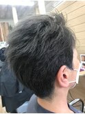 白髪を活かすダブルカラーカット