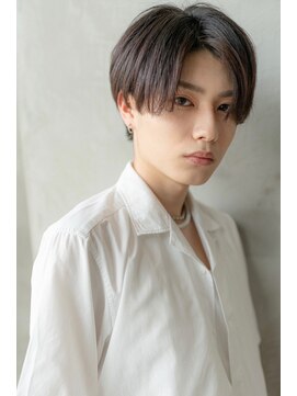 メゾンバイハバナ(maison by HAVANA) メンズビジネスツーブロックアップバング束感ショートマッシュ