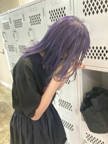 グロウ 秋葉原(grow) ラベンダーカラー パープルカラー ラベンダーブルー 派手髪