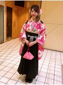 袴着付け&ヘアセット