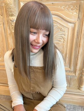 インク ヘアデザイン(incc hair design) グレージュ♪
