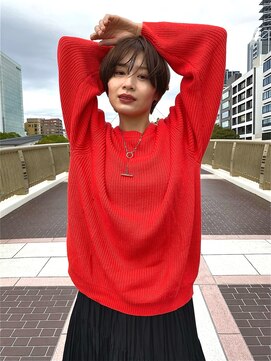 ノイ(noii) ショートへア／ウザバング/オリーブベージュ