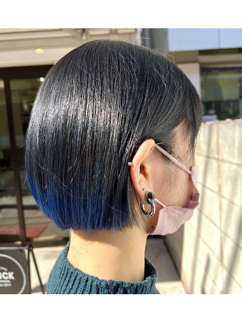 LUCKHairSpace 津田沼　ブルーブラック×ネイビーブルー