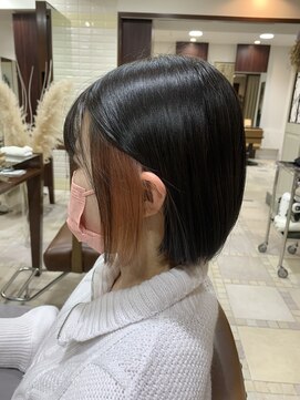 フラット 千葉(Flat.) ブリーチ1回、ペールピンク、イヤリングカラー【千葉】