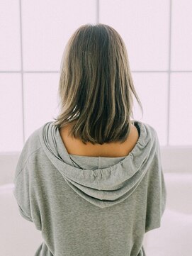 エクファ ヘア リゾート 大津 瀬田店(ex-fa hair resort) 【瀬田◆エクファヘアリゾート】ワンカールレイヤーミディ