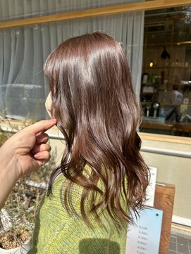 ベルタバイメルク(belta by merc.) 艶カラー/愛されセミロング/フェミニン/大人ガーリー