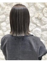 ルア モアナ バイ ヘッドライト 小田原2号店(Lua Moana by HEADLIGHT)&nbsp;#バレイヤージュ#アッシュ#切りっぱなしボブ