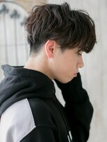 グルーミングサロン バーバー キャッスル 北浦和西口(Grooming salon Barber Castle)&nbsp;マットブラウンゆるふわエアリーツーブロックマッシュW北浦和