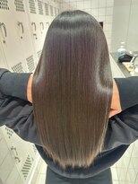 ロンドルーチェ 心斎橋(Lond luce)&nbsp;ダークアッシュ/ミディアムレイヤーカット［髪質改善/縮毛矯正］