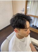 アップバング/ツーブロックマッシュ/束感/<理容室>[浦和/メンズ]