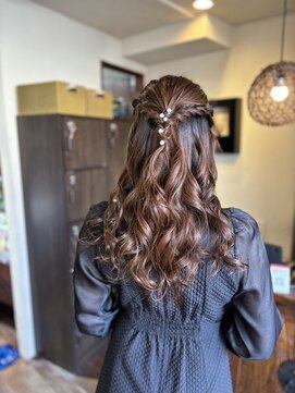 ジュジュル 稲毛本店(jujur) ハーフアップ