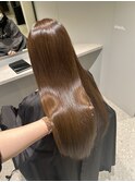 ナチュラル艶々カラー