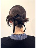 タイトヘアアレンジ