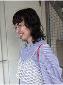 【ami style】ミディアムウルフ　ウルフパーマ