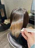 なみ限定ブリーチ毛にもできる髪質改善ストレート