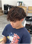 スペインカール/スパイキーショート/フェザーパーマ/宇都宮/鶴田