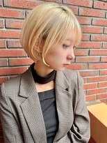 アリエッタ ギンザツー(ARIETTA GINZA2)&nbsp;ブリーチカラー/ハイトーンホワイト/ショート/ボブ