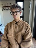 メンズショート×こっくりベージュ