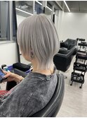 ホワイト透明感シルバー