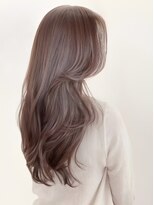 ケイバイミシェリー(kei by misherry)&nbsp;顔周りアレンジミディアムレイヤーカット×ココアブラウン