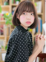 カバーヘア ブリス 大宮西口(COVER HAIR bliss)&nbsp;大人かわいい黒髪前下がり丸みボブレイヤーc7大宮20代30代40代