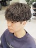 【新規】メンズカット+波巻きスパイラルパーマ¥13000/西葛西メンズパーマ