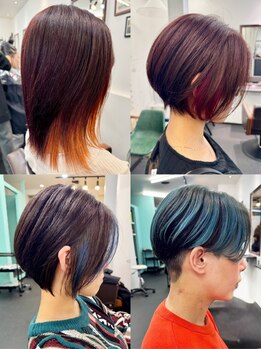 レリンク バイ コッミナム(LeLink by COMiNUM)の写真/口コミ高評価◎髪質を見極め薬剤調合！ハイライト/ブリーチ/インナー/ダブルカラー[青葉台]