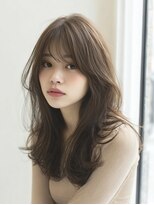 ダル 渋谷/表参道(DAL.)&nbsp;透明感抜群グレージュ大人レイヤーシースルーバング