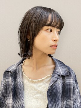 ブルートマト(BLUE TOMATO) 透明感モカブラウン◎ブリーチなしOK大人可愛いくびれ春カラー
