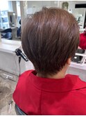 丸みで魅せる上品ショート