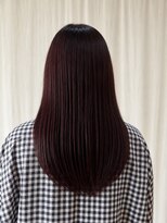 ココカラヘアー ニコ(cococara hair nico) 髪質改善/カシスカラー/暖色/トリートメント/バングカット