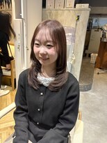 エッセ 大阪梅田茶屋町店(esse) 【梅田】ラベンダーベージュ×レイヤーカット
