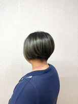 マーシュアトレ(marshu atre)&nbsp;*刈り上げショート*スモーキーオリーブカラー*