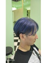 シャルメ 亀有(CHARMER) ワンブリーチネイビー+センターパート