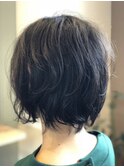 ゆるパーマボブ